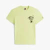 Camiseta Tommy Jeans con logotipo pintado con spray Camiseta Tommy Jeans con logotipo pintado con spray