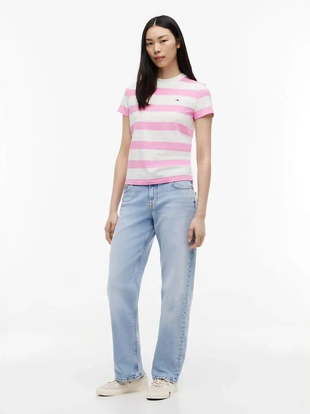 Camiseta Tommy Jeans con rayas de rugby Camiseta Tommy Jeans con rayas de rugby
