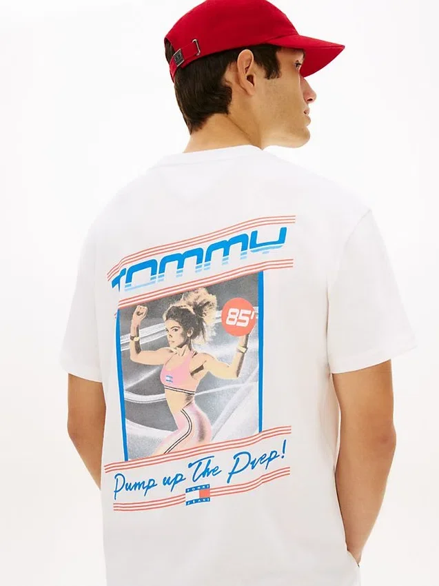 Camiseta Tommy Jeans Fitness Graphic Camiseta Tommy Jeans Fitness Graphic