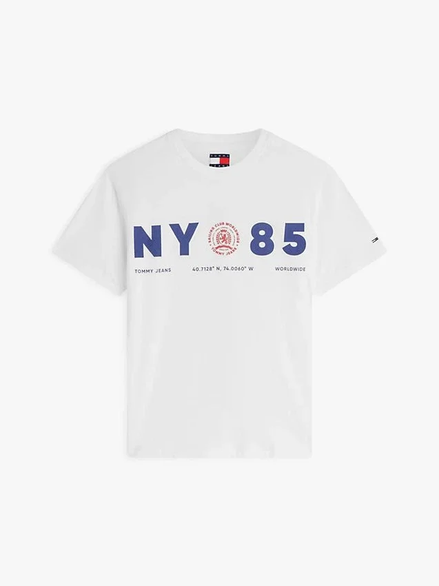 Camiseta Tommy Jeans Relaxed Fit NY 85 Camiseta Tommy Jeans Relaxed Fit NY 85
