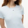 Camiseta Tommy Jeans Slim Stretch Ribbed Camiseta Tommy Jeans Slim Stretch Ribbed