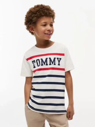 Camiseta Tommy Stripe para niño