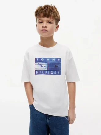 Camiseta Tommy Surf Graphic para niño