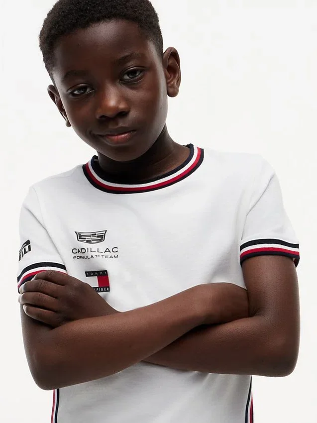 Camiseta Tommy x Cadillac F1® Team Replica para niños Camiseta Tommy x Cadillac F1® Team Replica para niños