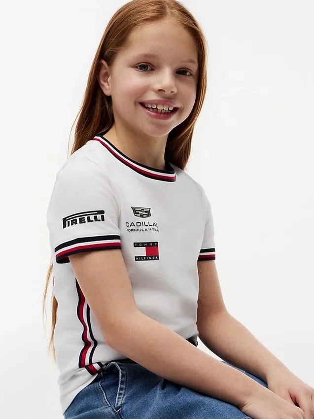 Camiseta Tommy x Cadillac F1® Team Replica para niños Camiseta Tommy x Cadillac F1® Team Replica para niños