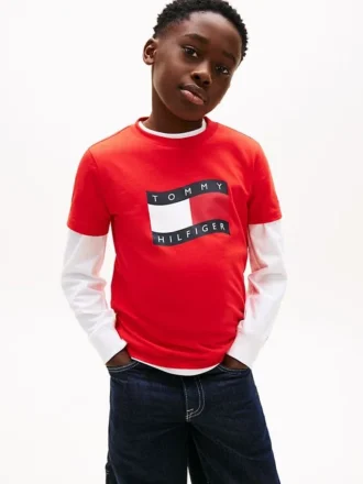 Camiseta Wavy Flag para niño