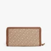 Cartera con cremallera y jacquard Monogram Cartera con cremallera y jacquard Monogram
