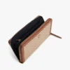 Cartera con cremallera y jacquard Monogram Cartera con cremallera y jacquard Monogram