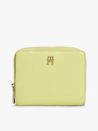 Cartera con cremallera y logotipo monograma