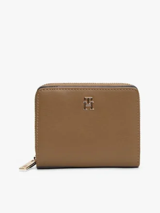 Cartera con cremallera y logotipo monograma Cartera con cremallera y logotipo monograma