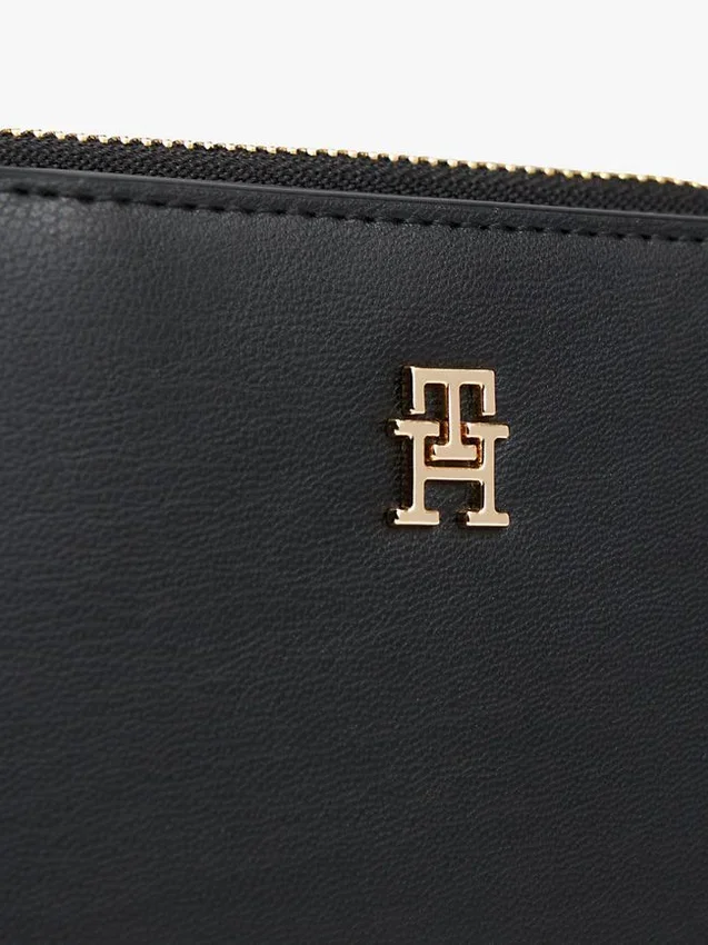 Cartera con cremallera y logotipo monograma Cartera con cremallera y logotipo monograma