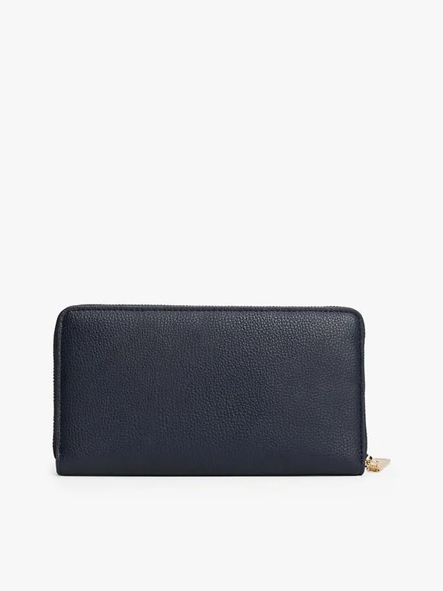 Cartera con cremallera y monograma Cartera con cremallera y monograma