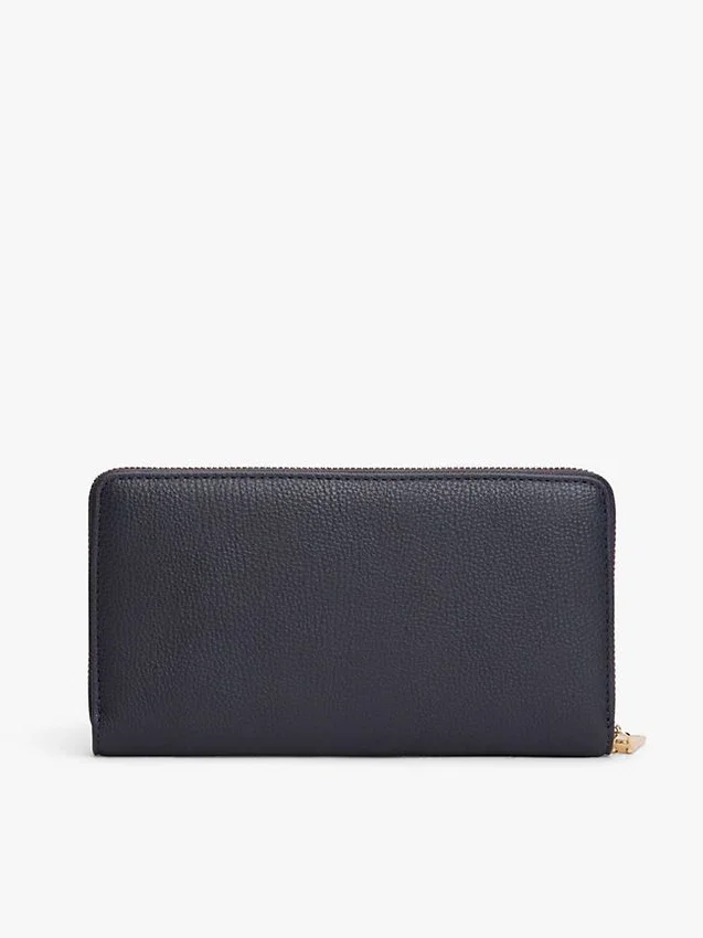 Cartera con cremallera y monograma Cartera con cremallera y monograma