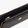 Cartera con cremallera y monograma Cartera con cremallera y monograma