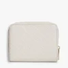 Cartera con cremallera y monograma integral Cartera con cremallera y monograma integral