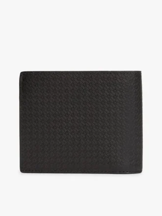Cartera de cuero con estampado de bandera
