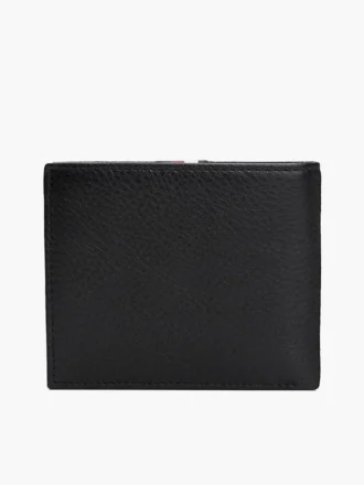 Cartera de cuero para tarjetas y monedas