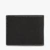 Cartera de piel con doble pliegue