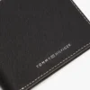 Cartera de piel con doble pliegue