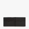 Cartera de piel con doble pliegue