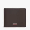 Cartera doble de piel granulada