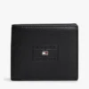Cartera doble de piel granulada