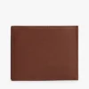 Cartera doble de piel granulada