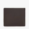 Cartera doble de piel granulada