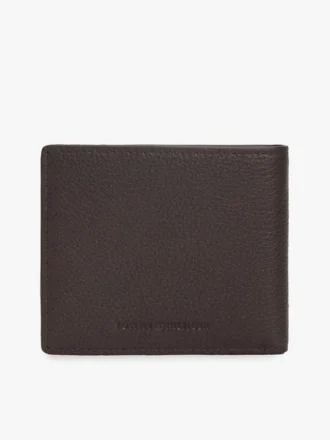 Cartera doble de piel granulada Cartera doble de piel granulada