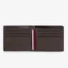 Cartera doble de piel granulada