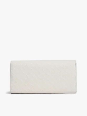 Cartera grande con solapa y monograma integral