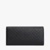 Cartera grande con solapa y monograma integral Cartera grande con solapa y monograma integral