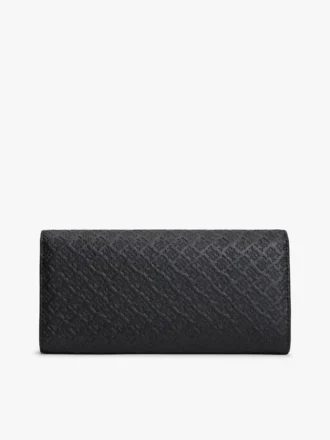 Cartera grande con solapa y monograma integral