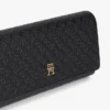 Cartera grande con solapa y monograma integral Cartera grande con solapa y monograma integral