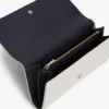Cartera grande con solapa y monograma integral Cartera grande con solapa y monograma integral