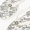 Chanclas con detalles metálicos y estampado TH Script Chanclas con detalles metálicos y estampado TH Script