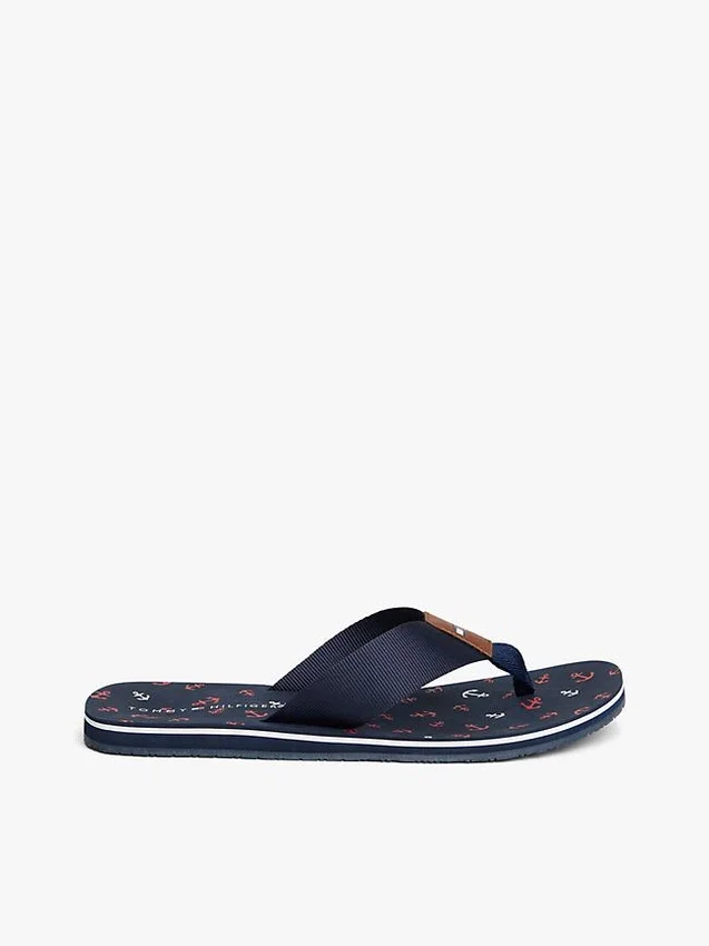 Chanclas con estampado de anclas Chanclas con estampado de anclas