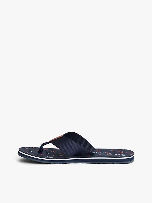Chanclas con estampado de anclas Chanclas con estampado de anclas