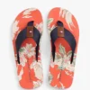 Chanclas con estampado floral Chanclas con estampado floral