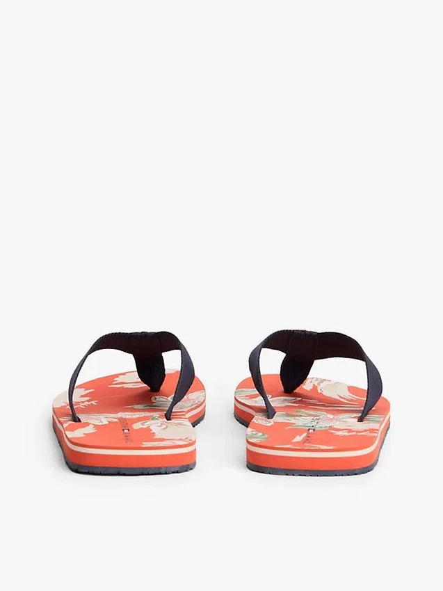 Chanclas con estampado floral Chanclas con estampado floral