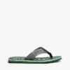 Chanclas con parche con el logotipo