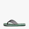 Chanclas con parche con el logotipo