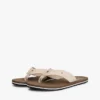 Chanclas de lino y cambray