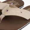 Chanclas de lino y cambray