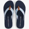 Chanclas de lona con monograma bordado Chanclas de lona con monograma bordado