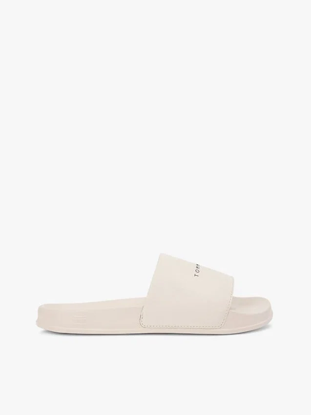 Chanclas de piscina con textura y logotipo de Tommy Chanclas de piscina con textura y logotipo de Tommy