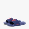 Chanclas de piscina de lona con monograma Chanclas de piscina de lona con monograma
