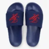 Chanclas de piscina de lona con monograma Chanclas de piscina de lona con monograma