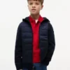 Chaqueta acolchada con capucha para niño