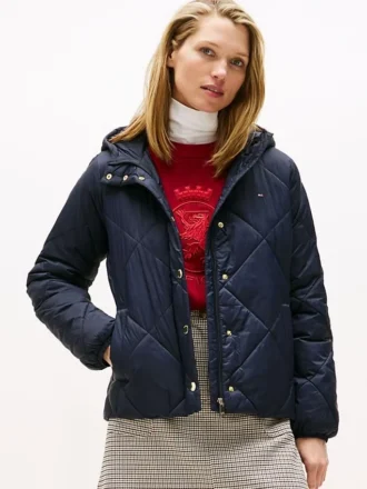 Chaqueta acolchada ligera con capucha